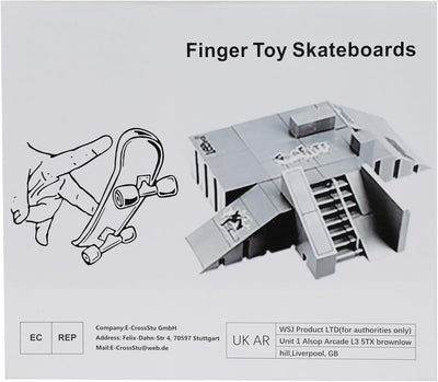 Skate Park Kit Rampenteile für Tech Deck Fingerboard 3 Mini Finger Skateboard 2 Fingerbike Griffbret