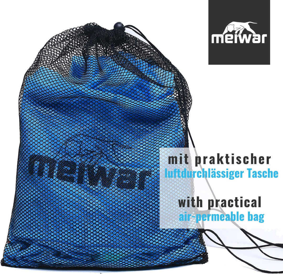 meiwar Leibchen - 10er Set Trainingsleibchen I Markierungshemd für Sport, Fussball, Handball in oran