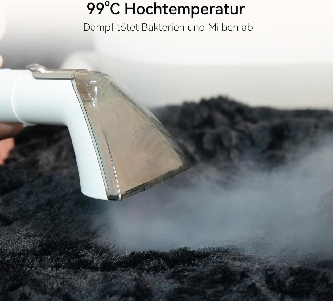Bear SC 3 Nasssauger Polsterreiniger Gerät, Teppichreiniger Waschsauger Nass Trockensauger mit Dampf
