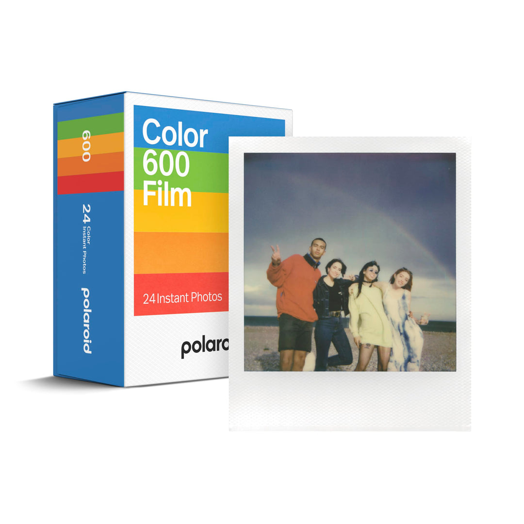 Polaroid 6273 Farbfilm für Polaroid 600, 3er-Pack, 24 Sofortbilder Schwarz, Weiss, Blau, Grau, Gelb,
