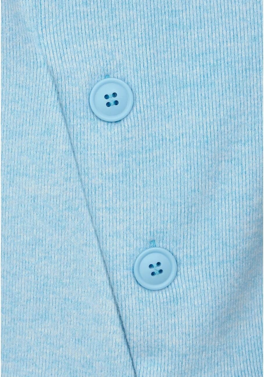 Street One Damen Langarmshirt 38 Light Aquamarine Blue Mel., 38 Light Aquamarine Blue Mel.