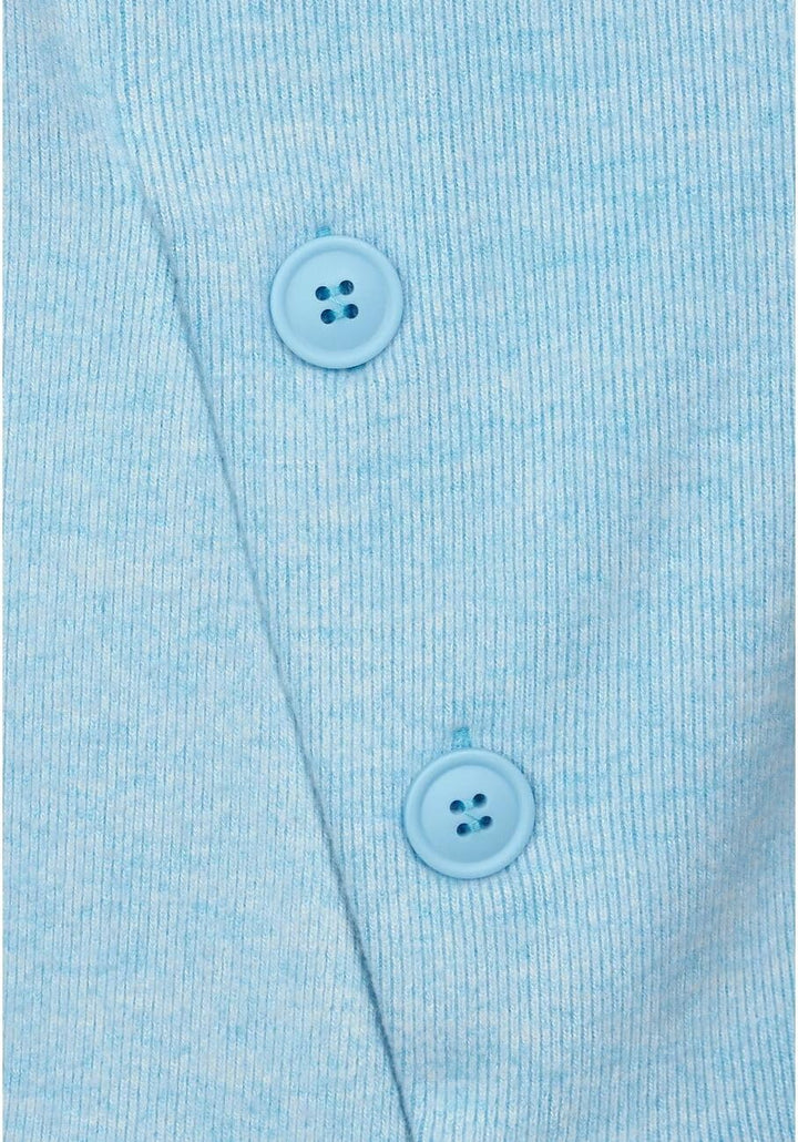 Street One Damen Langarmshirt 38 Light Aquamarine Blue Mel., 38 Light Aquamarine Blue Mel.
