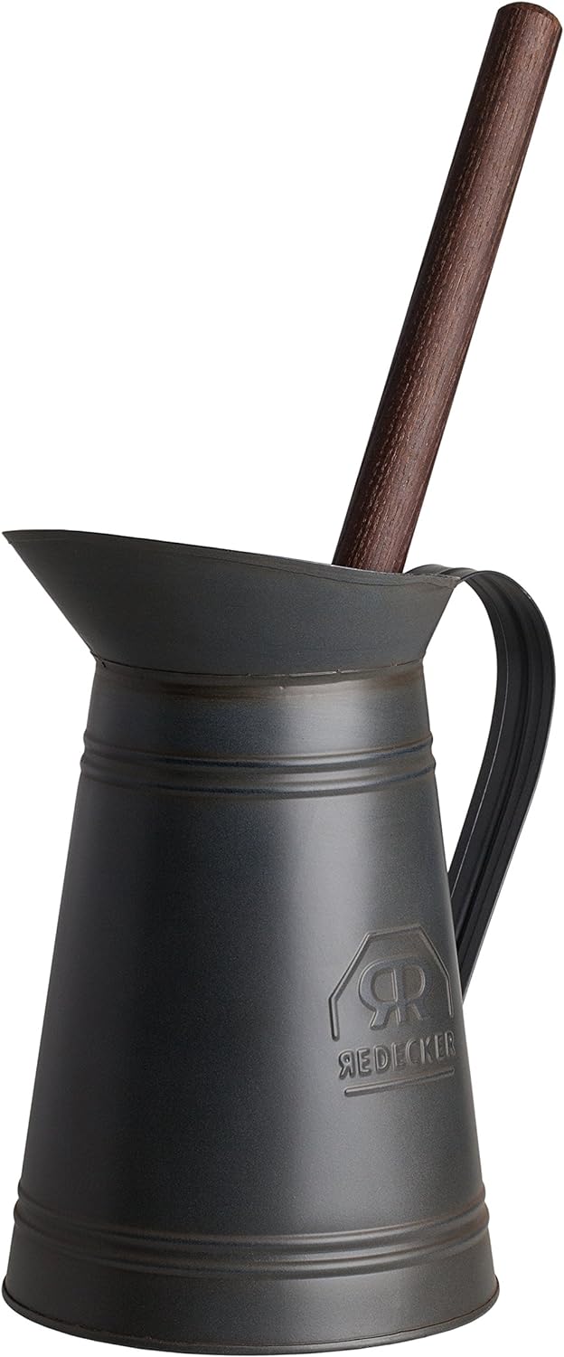 WC-Bürste mit Metall-Set - ideal für die Dekoration