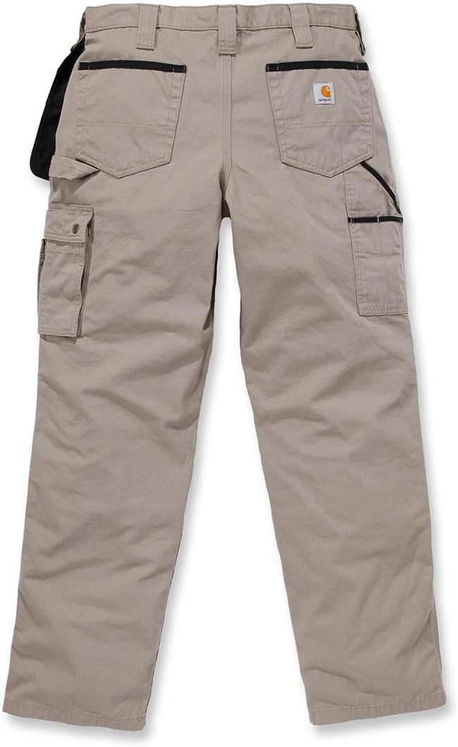 Carhartt Herren Ripstop-Hose mit Mehreren Taschen Hose (1er Pack) 32W / 28L Beige, 32W / 28L Beige