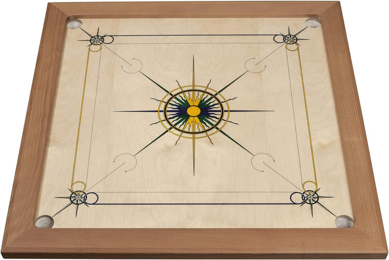 Philos 8231 - Carrom Superior, blau-gelb-grün, Geschicklichkeitsspiel