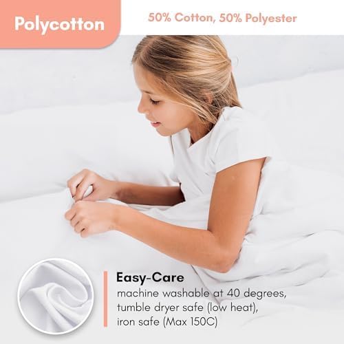 Sophie floralem Spitzenbesatz gesticktes Bettwäscheset, Bettbezug Bettwäsche-Set, Polyester-, weiss,