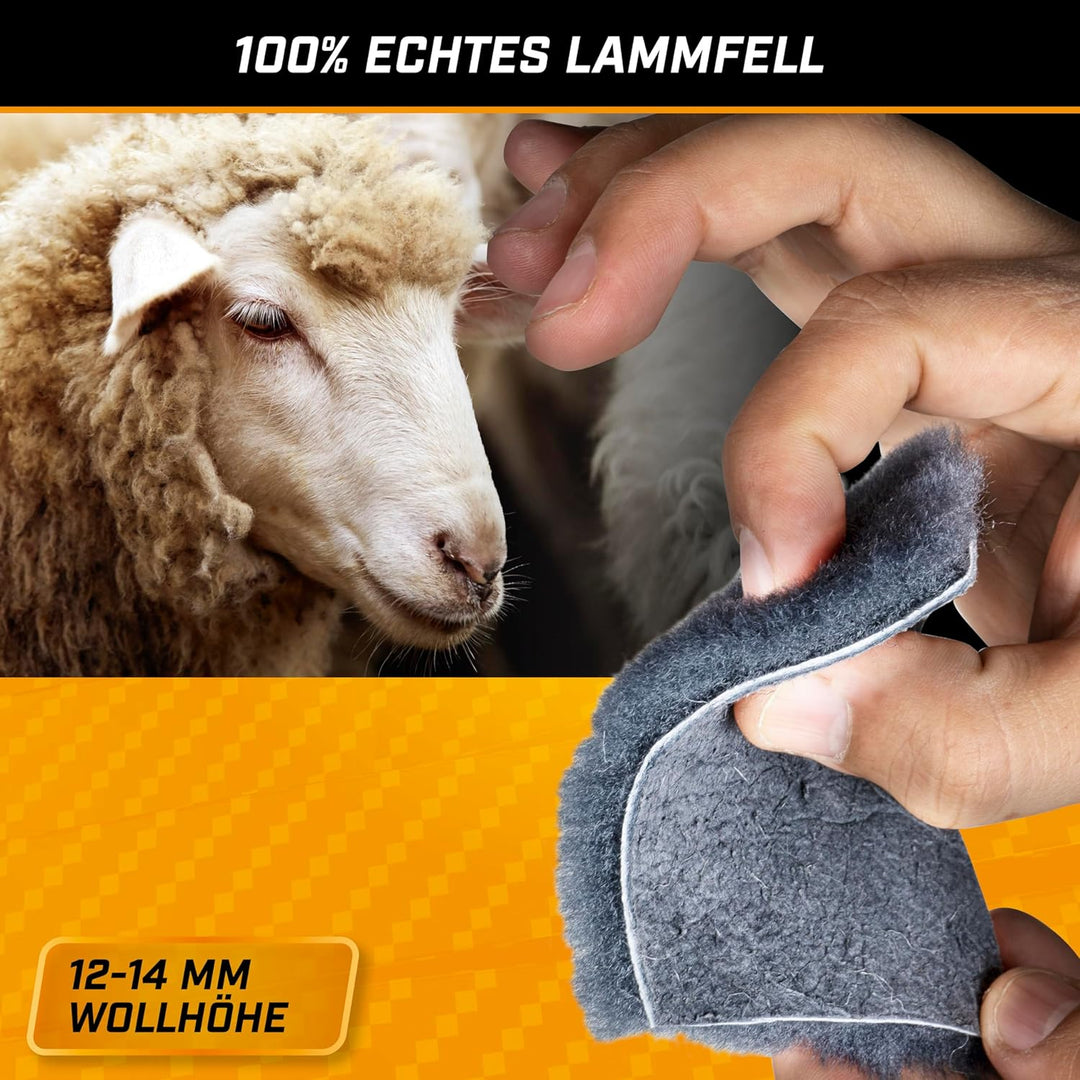 Walser Lammfell Sitzauflage Cosmo, 100% Lammfell Autositz Sitzauflage, Sitzauflage Lammfell, Sitzauf