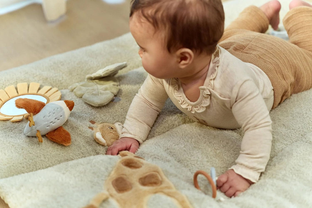 Little Dutch Krabbeldecke - Spieldecke - Activity Matte - Unisex (85x100 cm) - für Babys ab der Gebu