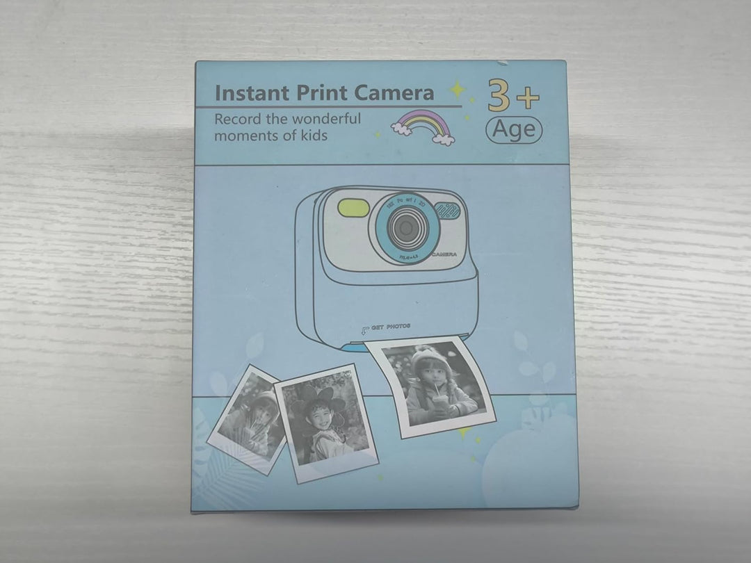 Upgrade Kinderkamera Sofortdruck für Jungen und Mädchen, 1080P HD Dual-Linse Selfie Digitalkamera mi