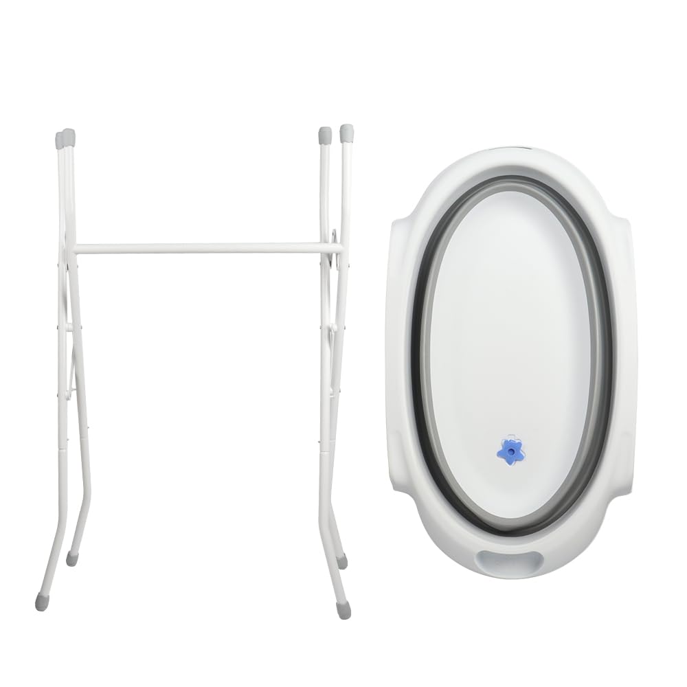 Faltbar Babybadewanne, Grosse Babywanne faltbar, Kinderbadewanne, für Babys von 0-36 Monaten, Faltba