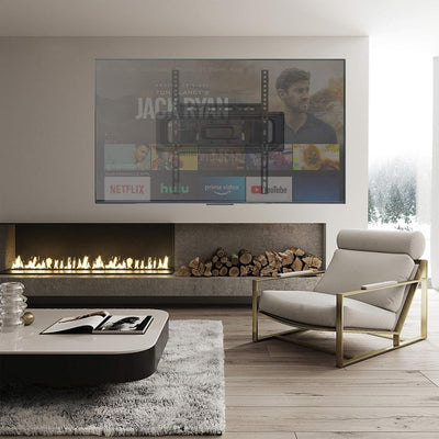 PUTORSEN TV Wandhalterung, Schwenkbar Neigbar TV Halterung 32-70 Zoll (ca. 81-178 cm) Flach & Curved