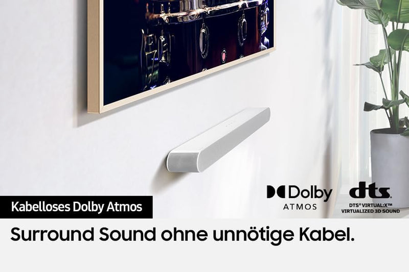 Samsung HW-S67GD 3.1-Kanal All-in-one Soundbar für TV-Geräte, Bluetooth-Lautsprecher mit kabellosem