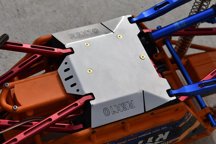 GPM Axial 1/10 RBX10 Ryft 4WD Rock Bouncer AXI03005 Tuning Teile Stainless Steel Chassis Protection