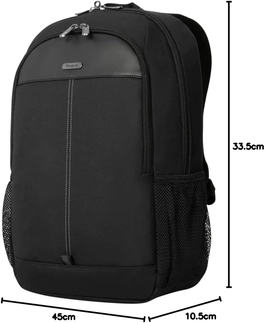 Targus TBB943GL Classic Laptop Rucksack – grosser Rucksack mit 15,6" herausnehmbarem Notebook Fach,