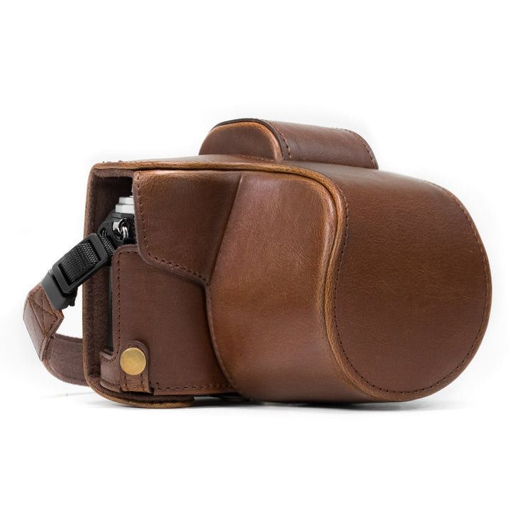 MegaGear MG994 Olympus OM-D E-M10 Mark II, E-M10 (14-42mm) Ever Ready Leder Kamera-Case mit Tragerie