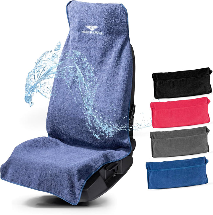 Walser Sitzaufleger Multicover, universal Auto-Sitzauflage, waschbarer Autositz-Überwurf Marineblau,