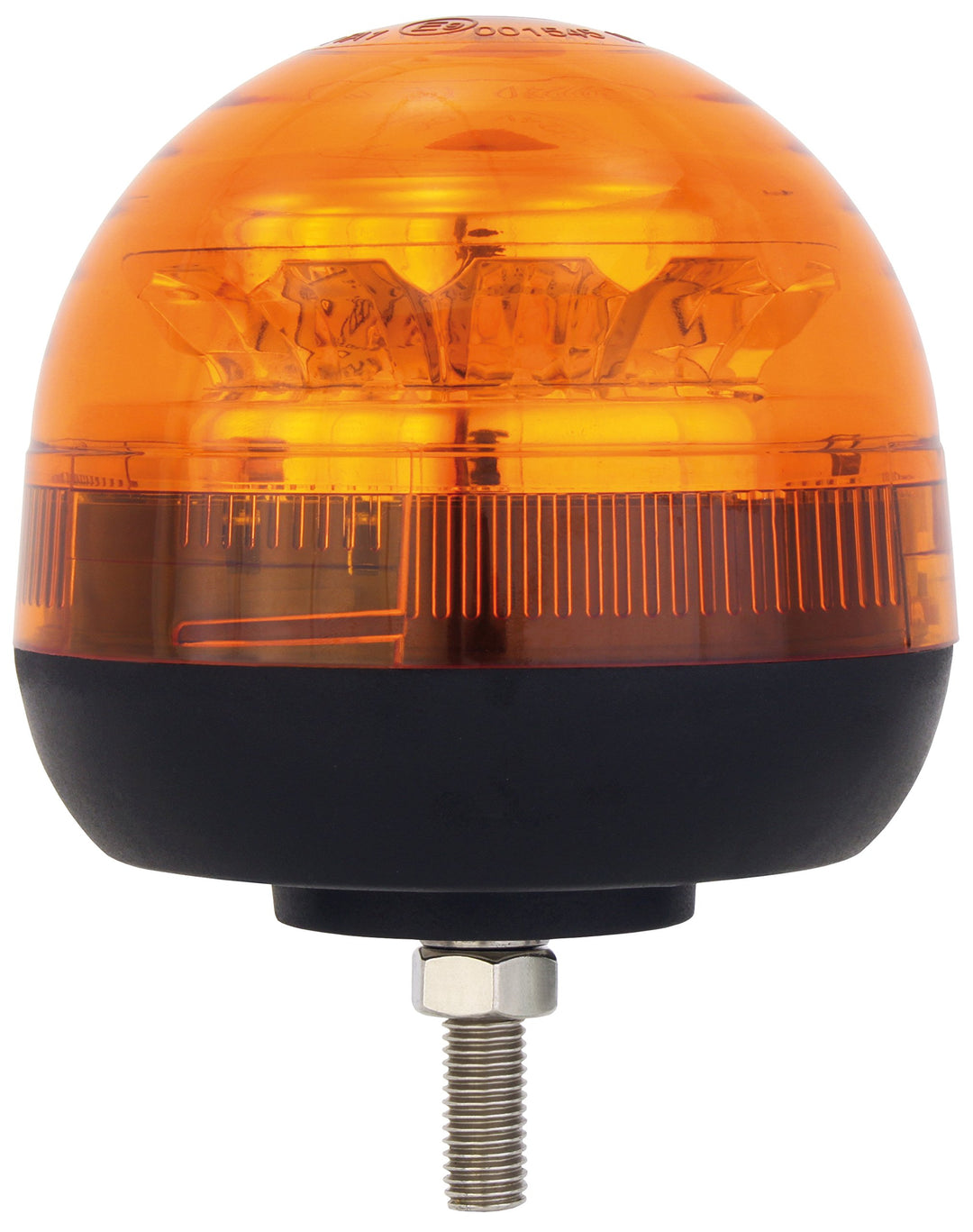 AdLuminis LED Rundumleuchte Orange Mit Aufschraubsockel M12 Gewinde, 12V und 24V Spannung, Blinkleuc