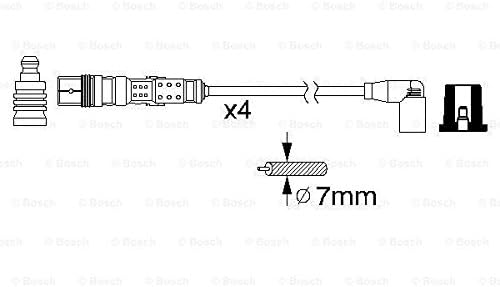 Bosch 0986356341 - Zündleitung - 1 Stück