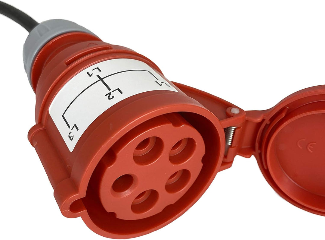 Benning 050308 ST 710 Kontrollinstrument, rot & NWP NW10005 Messadapter Prüfadapter Schuko Stecker a