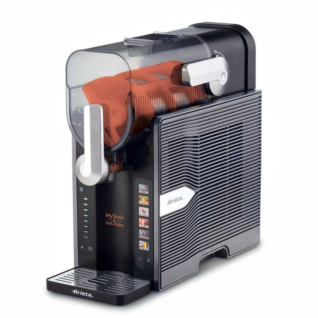 Ariete 655/00 MySlush &amp; IceCream, Slush-Maschine, Eis- und Frozen Drink-Maschine, 2,6 l Tank, 30-60