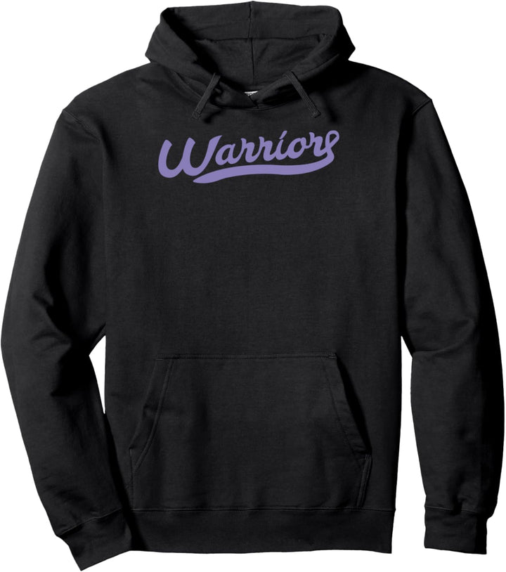 Hodgkins Schleifenband mit Aufschrift "Awareness Warrior", Violett Pullover Hoodie