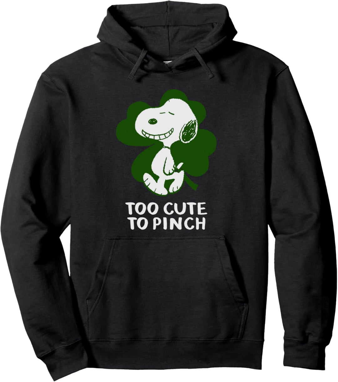 Peanuts St Patrick's Day zu süss zum kneifen Pullover Hoodie