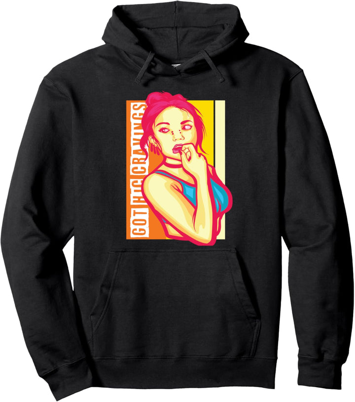 Gothic Heisshunger Pastell Goth Japanische Anime Pullover Hoodie