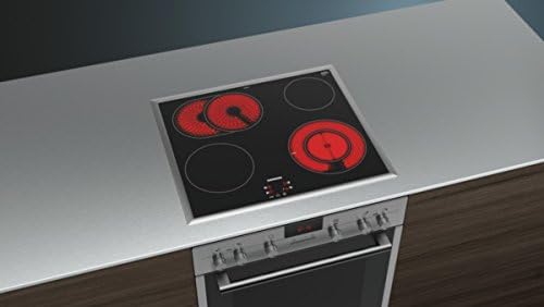 Siemens EF645BNN1E iQ300 Elektrokochfeld / 4 Heizelemente / 58.3 cm / Kindersicherung / Glaskeramik,