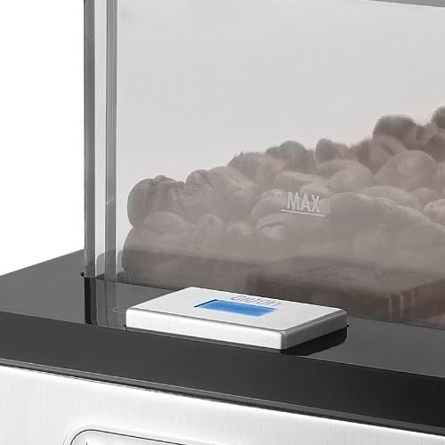 De'Longhi KG89 KG 89 Professionelle Kaffeemühle für bis zu 12 Tassen, Kunststoffgehäuse, silber, 110
