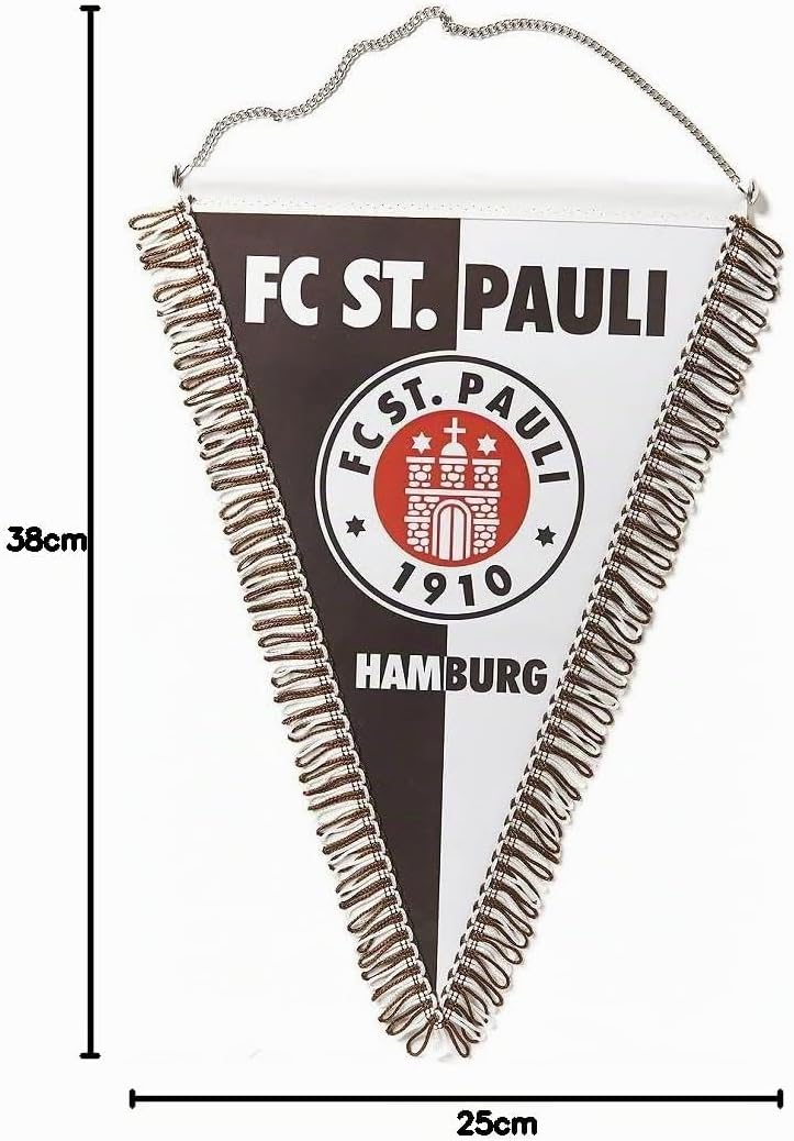 FC St. Pauli - Logo Liga - Wimpel 25 x 38cm