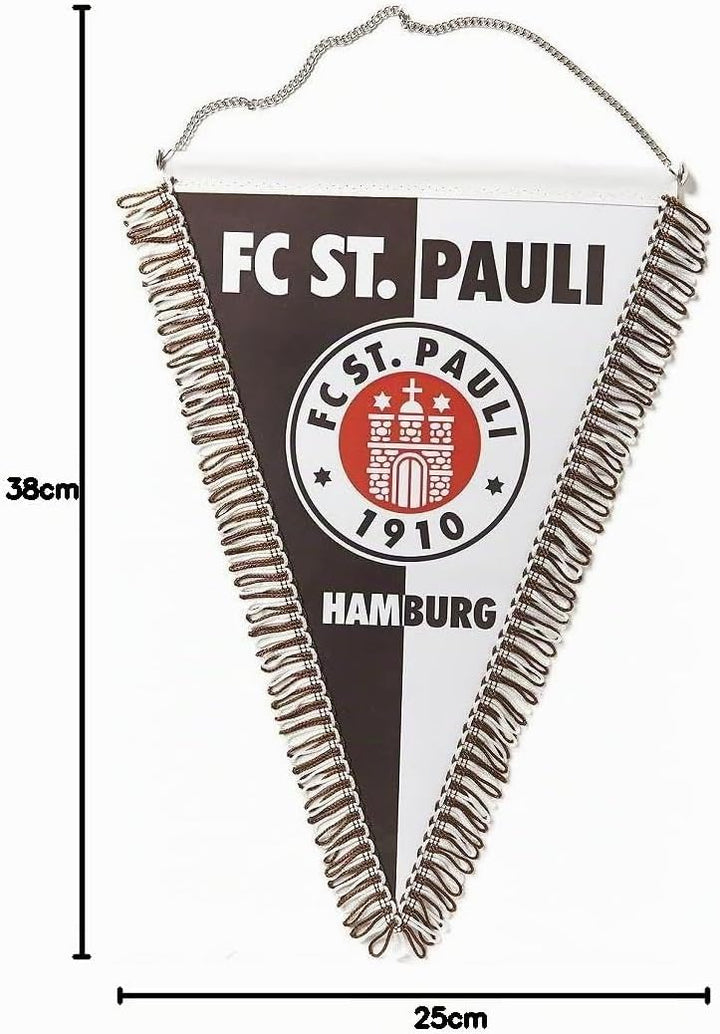FC St. Pauli - Logo Liga - Wimpel 25 x 38cm
