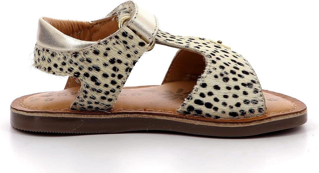 Kickers Mädchen Diazz Sandale 24 EU Gold Pony, 24 EU Gold Pony