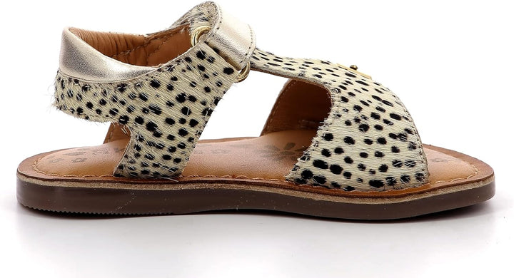 Kickers Mädchen Diazz Sandale 24 EU Gold Pony, 24 EU Gold Pony