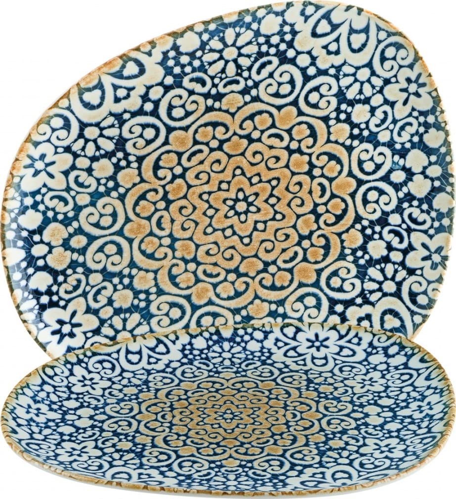 Alhambra Porzellan Serie zur Auswahl (1 Teller 24cm x 19,5cm), 1 Teller 24cm x 19,5cm