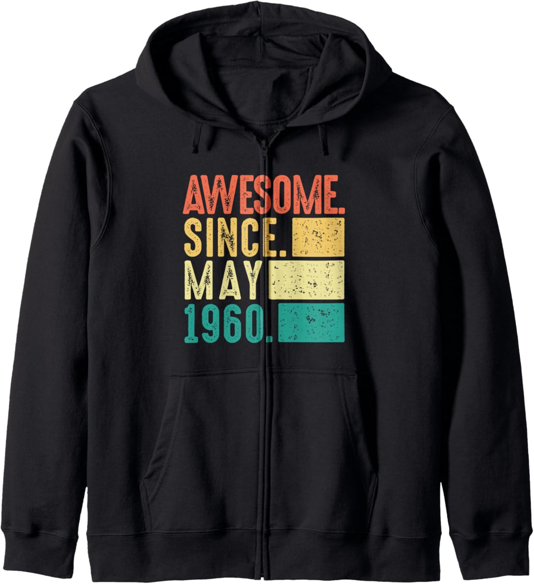 60. Geburtstag Geschenk Mai 1960 60 Jahre Männer Frauen Kapuzenjacke