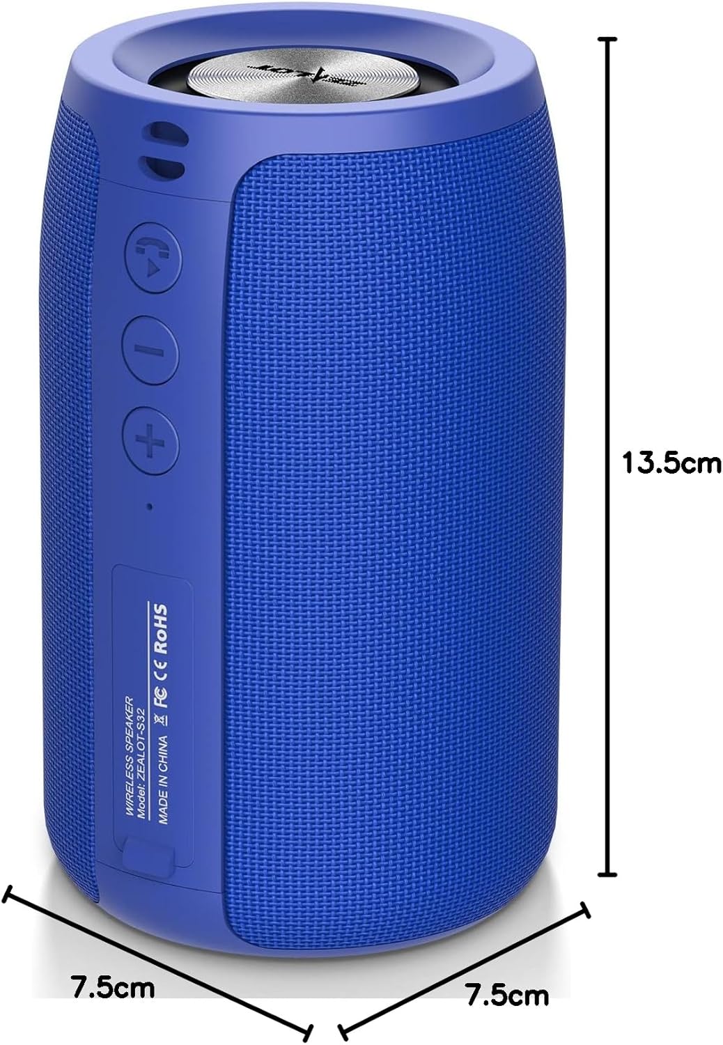 ZEALOT Bluetooth Lautsprecher,Musikbox Bluetooth mit USB/TF Karte/AUX,Bluetooth Box mit IPX5 Wasserd