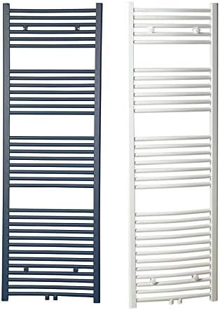 MC Heat Premium Badheizkörper (300x1200 mm Weiss) - Handtuchheizkörper - Handtuchwärmer mit Mittelan
