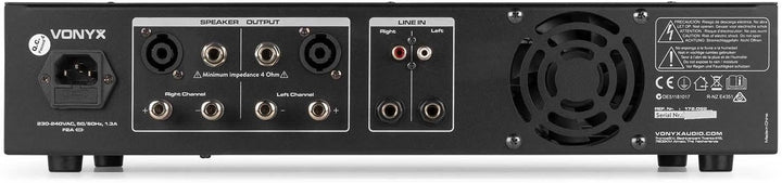 Vonyx VPA300 Verstärker 2x 150 W mit Bluetooth und MP3-Player