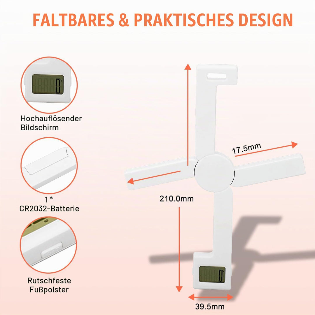 Küchenwaage Digital, Digitalwaage 5kg - Präzise auf 1g, Tragbarer X-Typ Faltbare Präzisions-Lebensmi
