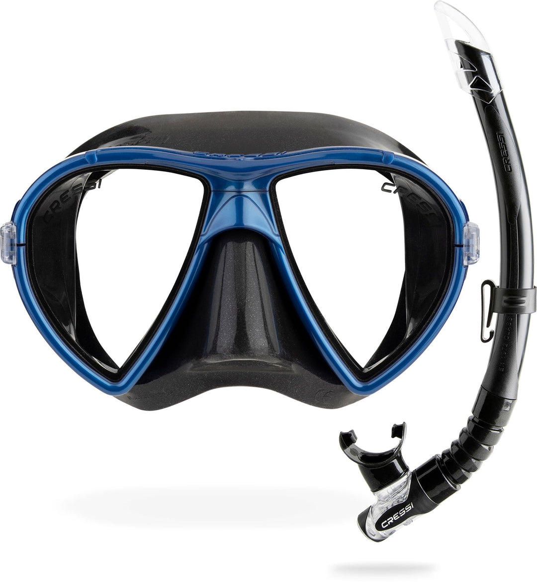 CRESSI Ocean - Einzelne Ocean Maske oder Schnorchelset Ocean Maske+Schnorchel Gamma zum Tauchen und