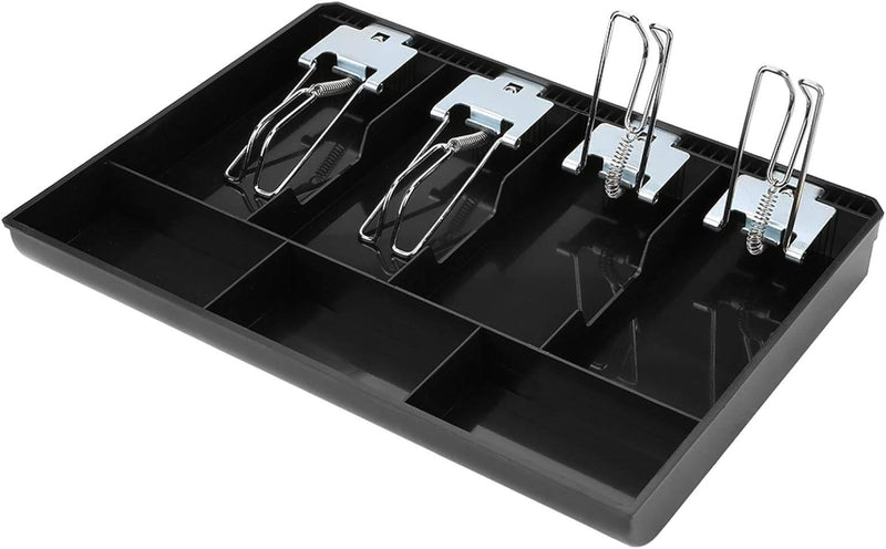 Kasse Geldschublade, 33.00*26.00*4.00cm Kassenschublade mit 7 Rastern Cash Tray Schublade Register E