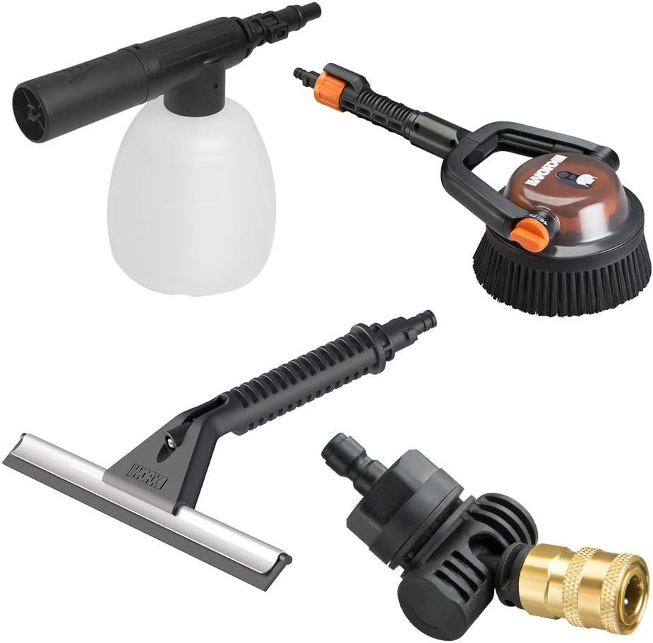 WORX Cleaning Accessory Kit WA4072 Hydroshot Deluxe Reinigungszubehör-Set,