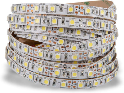 Mextronic LED Streifen LED Band LED Strip 5050 Neutralweiss (4000K) 72W 500CM 12V IP20