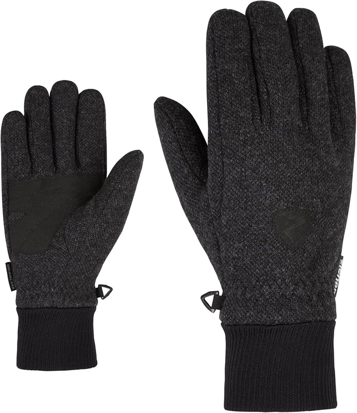 Ziener Unisex – Erwachsene Ildo Funktions-/ Freizeit-Handschuhe 9 dark melange, 9 dark melange