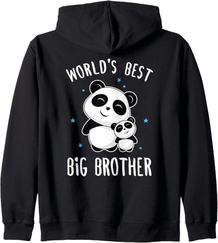 Weltbester grosser Bruder Niedliche Pandas Panda Geschwister Kapuzenjacke