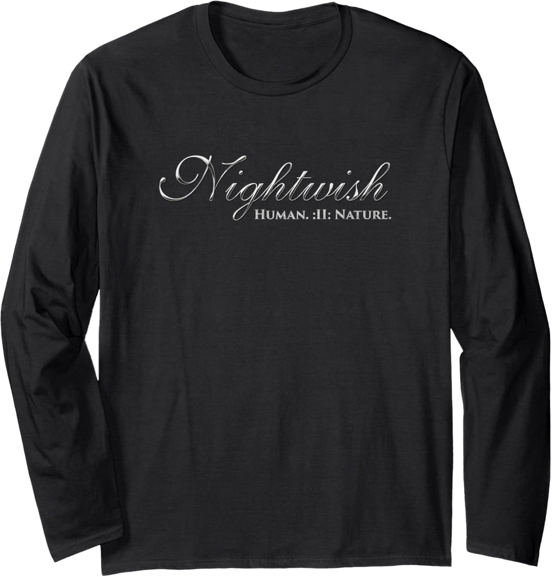 Human. :II: Nature. (Nightwish Logo + Album-Trackliste) Langarmshirt
