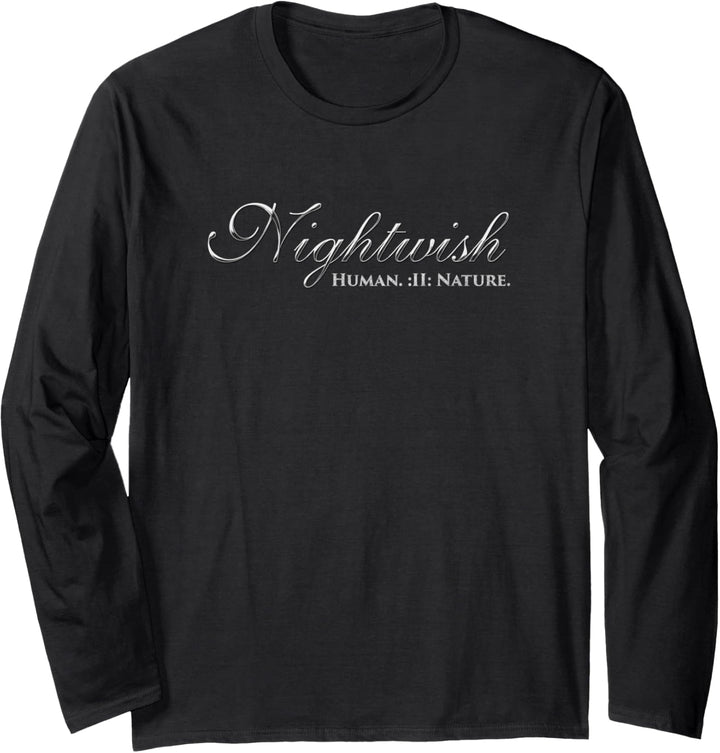 Human. :II: Nature. (Nightwish Logo + Album-Trackliste) Langarmshirt