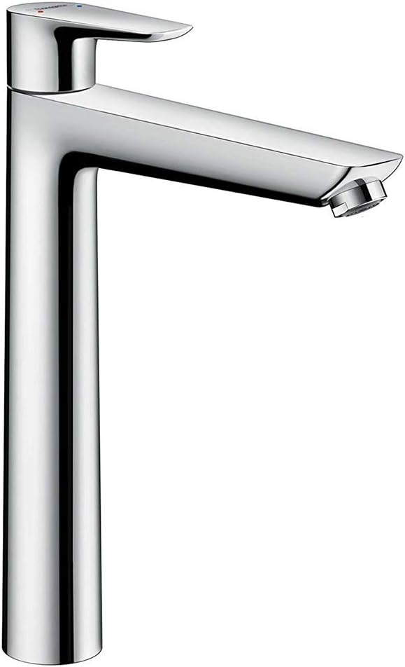 hansgrohe Wasserhahn Talis E (Armatur mit Auslauf Höhe 240mm und Zugstangen-Ablaufgarnitur) Chrom Ch