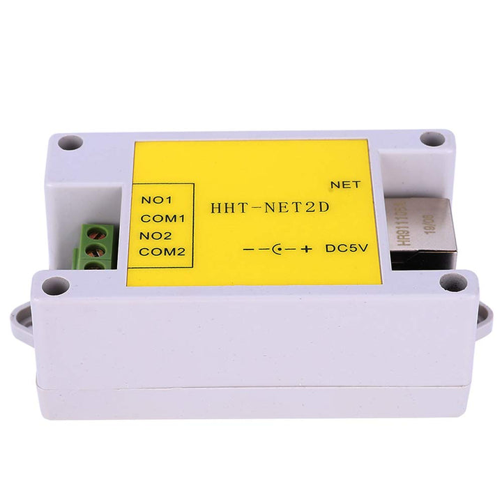 Jeanoko IP-Netzwerk-Relaismodul Zuverlässiger 2-Kanal-Relais-Controller Ethernet IP-Netzwerk-Relais-