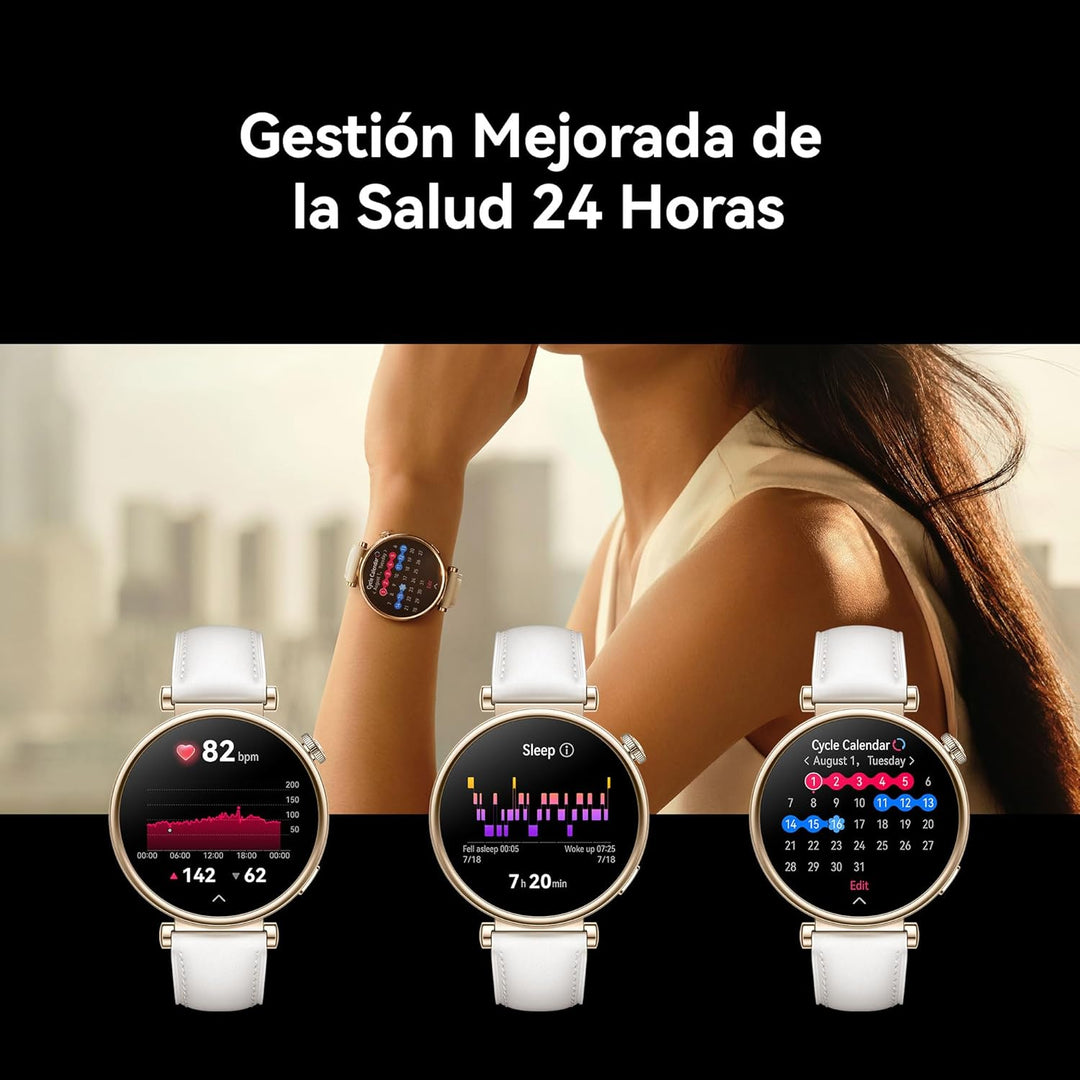 HUAWEI Watch GT 4 41mm, GPS, iOS & Android, Stainless Steel Case, Smartwatch, Bis zu 7 Tage Akkulauf